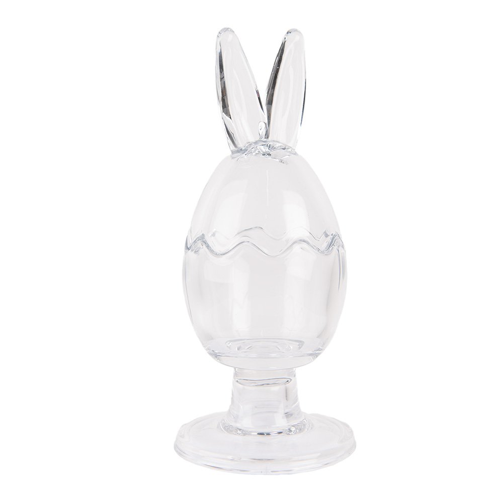 Glazen potje Ei Ø 9x22 cm Transparant Glas