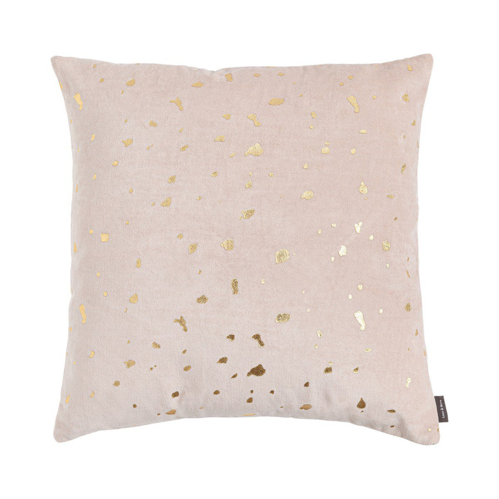 Dots On Velvet kussen roze 45x45cm