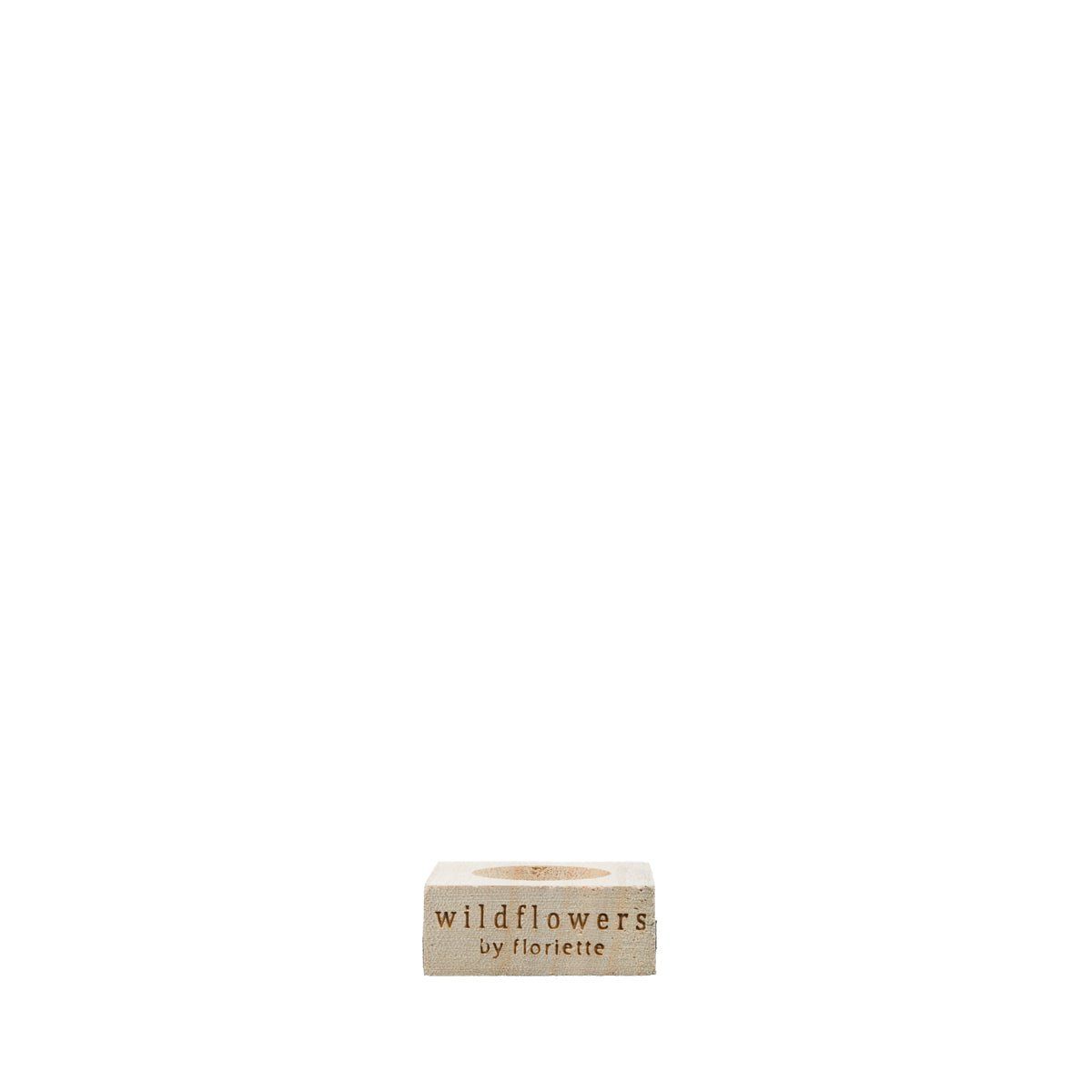 Houten Basis - Standaard voor wensflessen