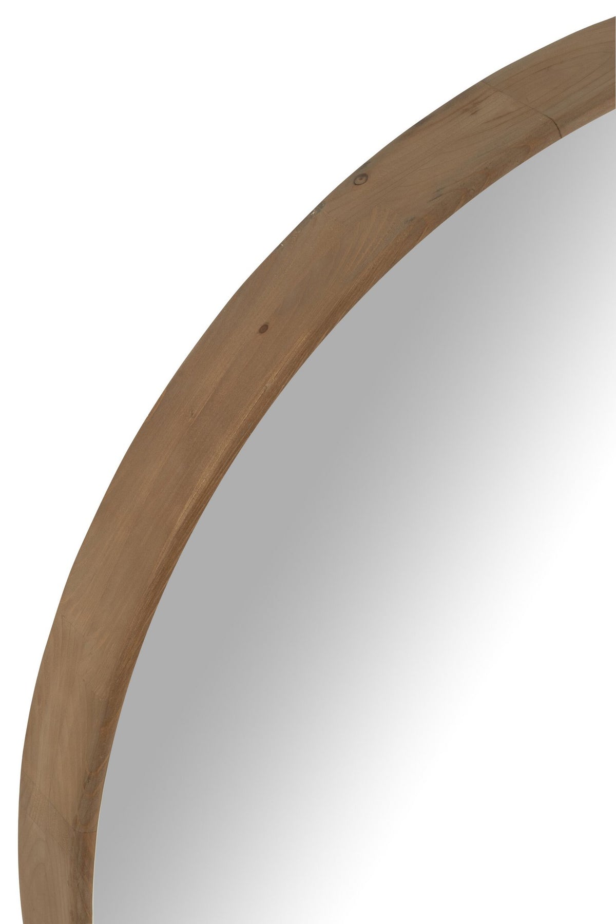 J-Line wandspiegel - hout - lichtbeige - L