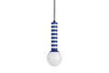 Retro gestreepte hanglamp