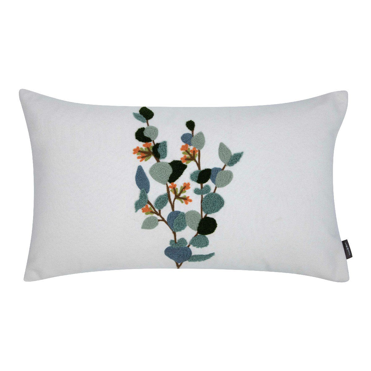 Selma Kussen Eucalyptus Wit 30x50cm