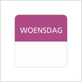 Woensdag- etiket - 500 stuks