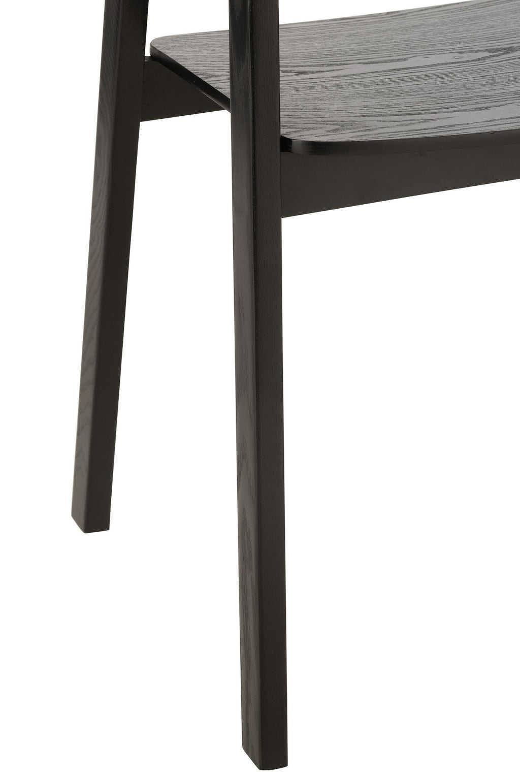 J-Line Stoel Naga Essenhout/Touw Zwart