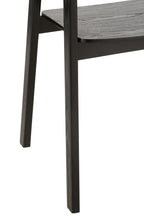 J-Line Stoel Naga Essenhout/Touw Zwart