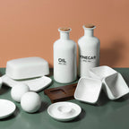 Eierschaal 10,5xH2cm wit Cucina - set/4
