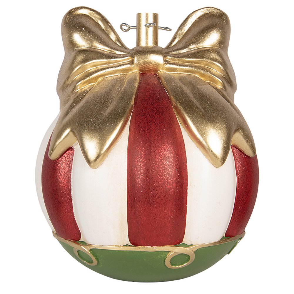 Kerstboom Standaard Kerstbal 40x40x48 cm Rood Keramisch materiaal
