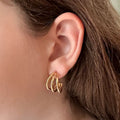 Louiz Oorbellen 3 hoops