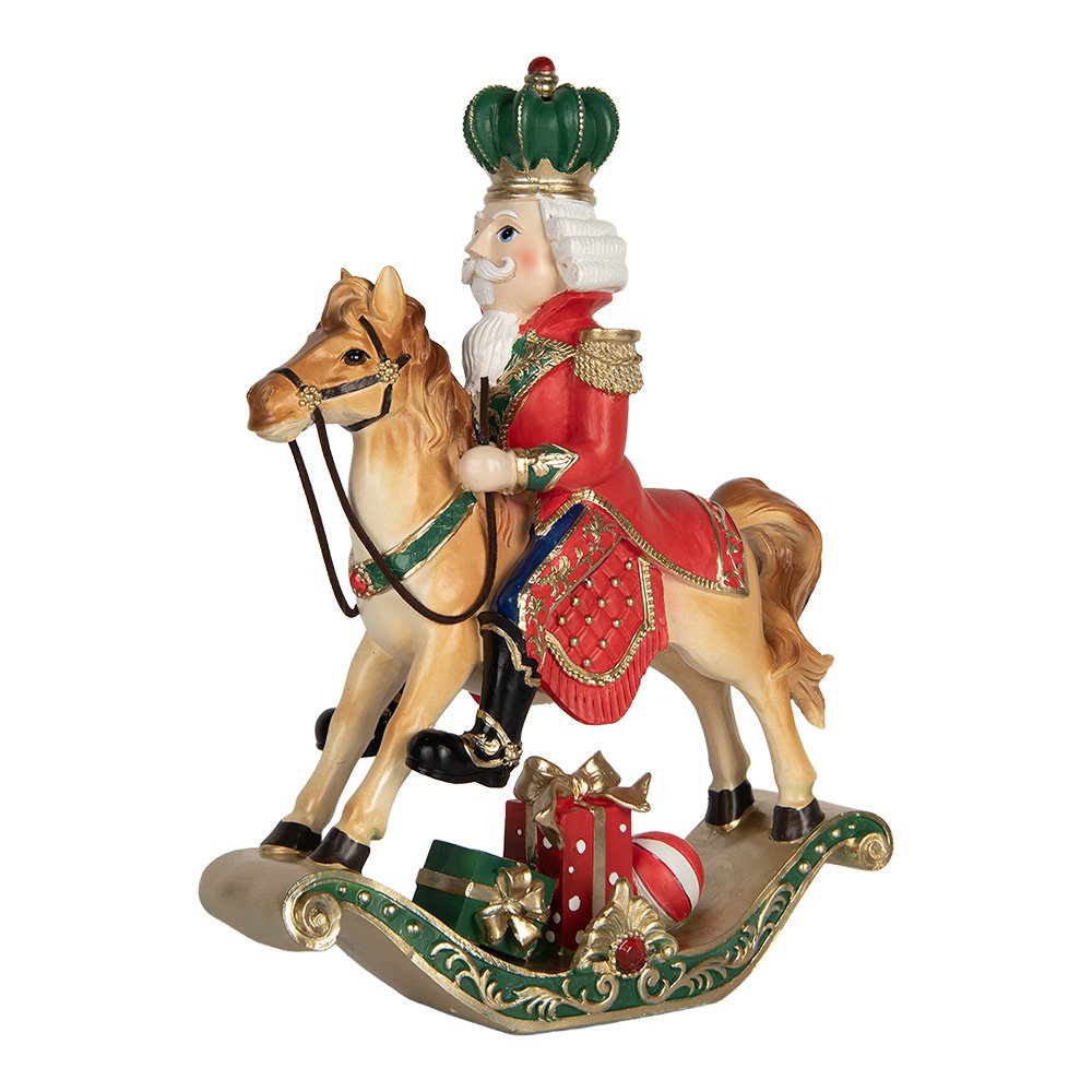 Kerstdecoratie Beeld Notenkraker 24x8x31 cm Bruin Kunststof