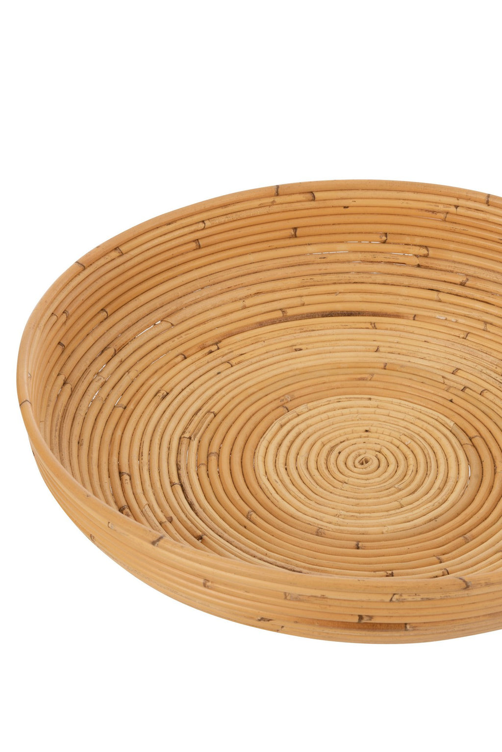 J-Line schaal - jute - naturel - 2 stuks