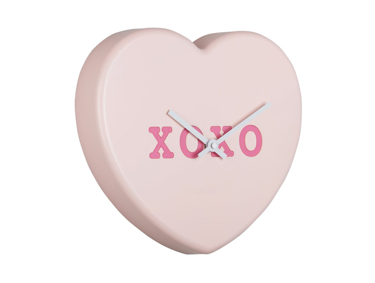Wandklok Hart Snoep