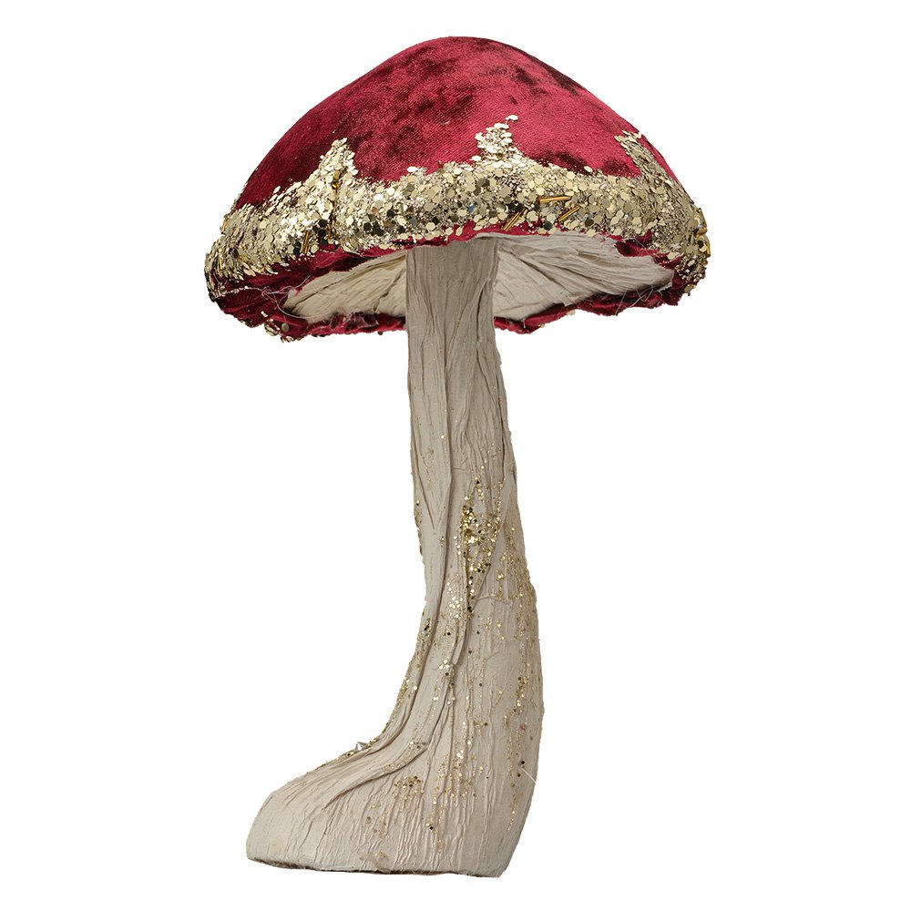 Decoratie paddenstoel Ø 17x29 cm
