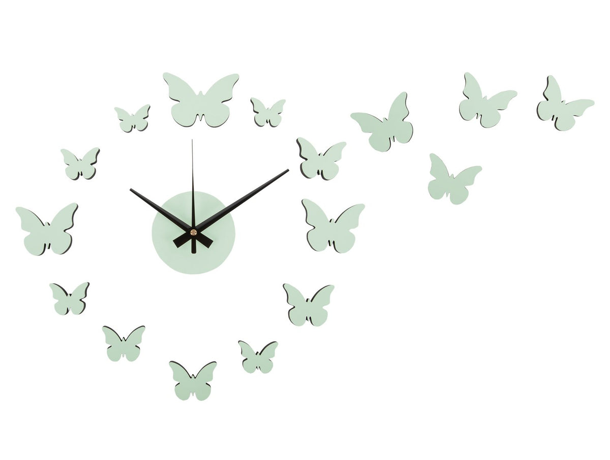 Wandklok DIY Vlinder