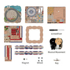 Tonecheer, Muziekdoosje, DIY 3D Houten Puzzel, London, TQ066, 14x14x14,5cm