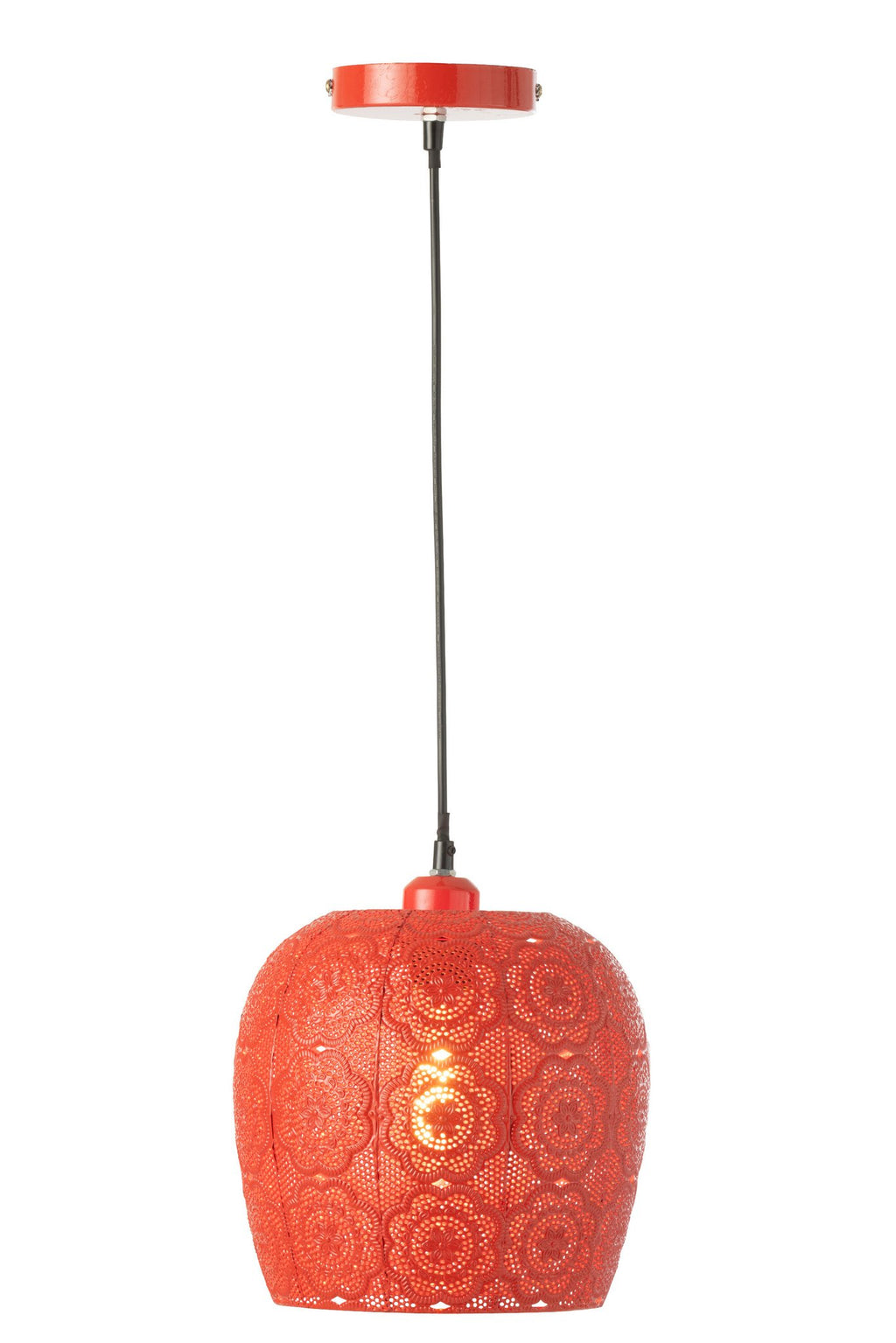 J-Line Hanglamp Alive Metaal Rood