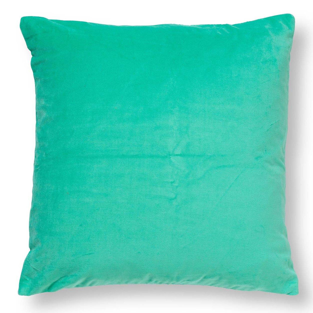 Dutch Decor Pemm - Kussen 45x45 cm - Schuin glas - Groen, blauw