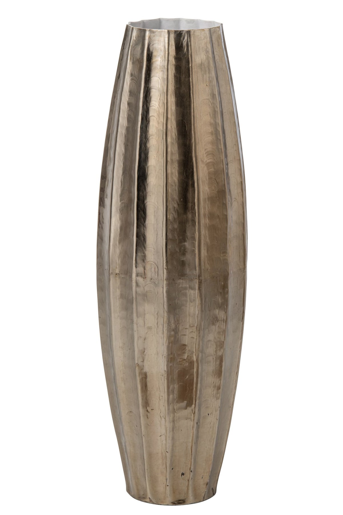J-Line vaas - aluminium - goud - large