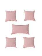 Set van 5 - Decoratieve kussenhoezen met botanisch patroon – Premium katoen – 40x40cm