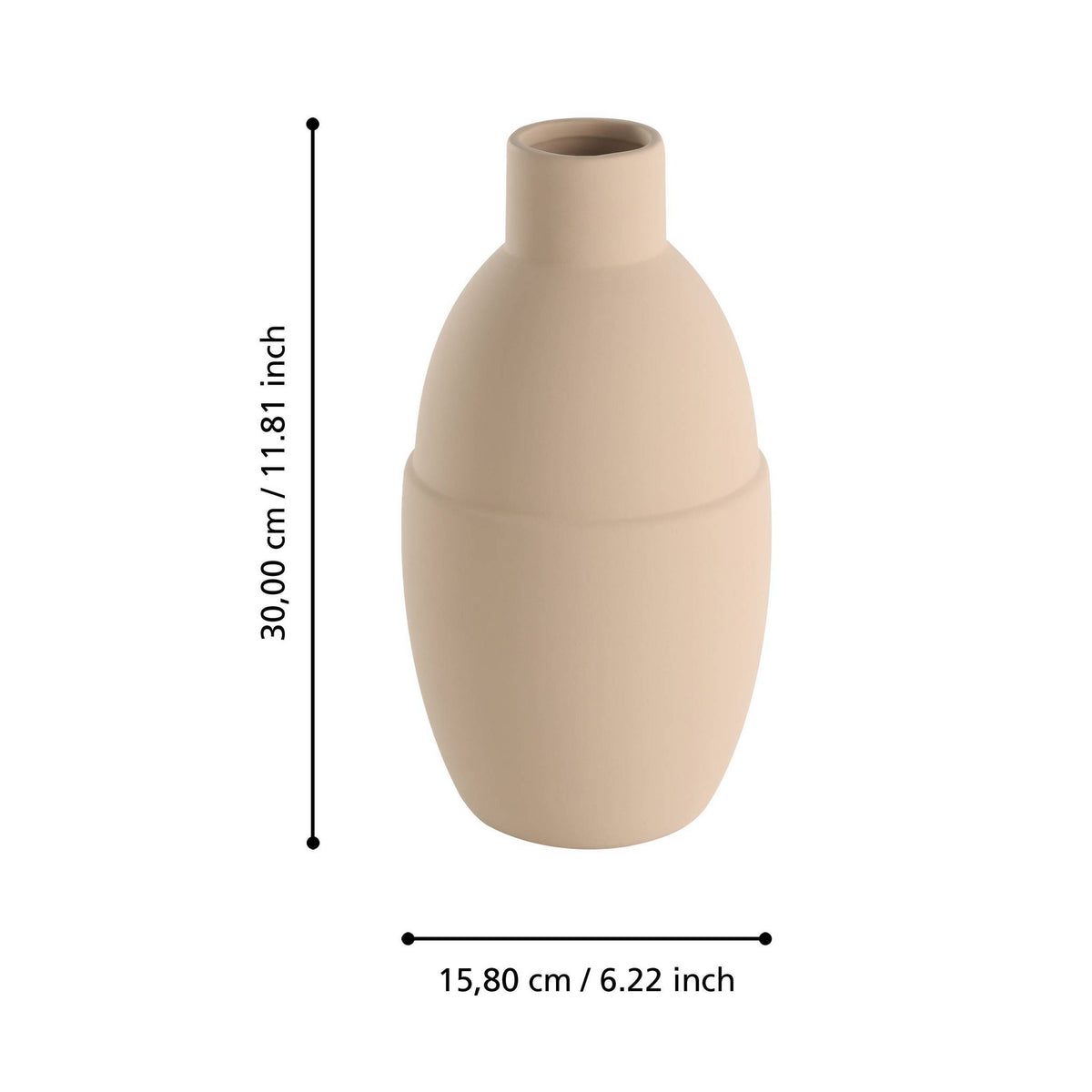 Vaas Lyaglan Crème 15,8x30cm