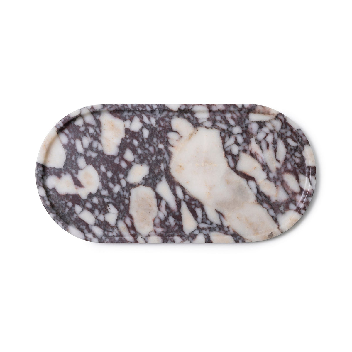 Marmer tray ovaal 40x20cm Calacatta