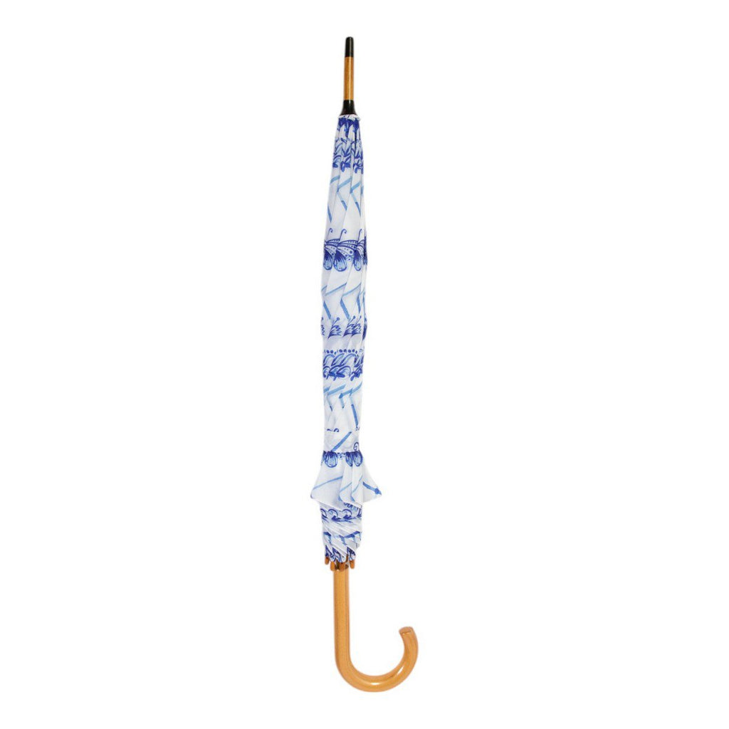 Paraplu Delfts blauw 105cm