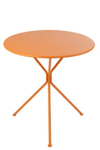 J-Line tafel Tripod Rond - metaal - oranje - L