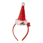 Kerst Haarband 27 cm Rood Kunststof
