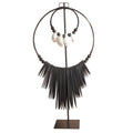 K33 zwart -wit octo ketting l