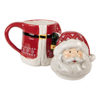 Mok Kerstman 450 ml Rood Keramiek