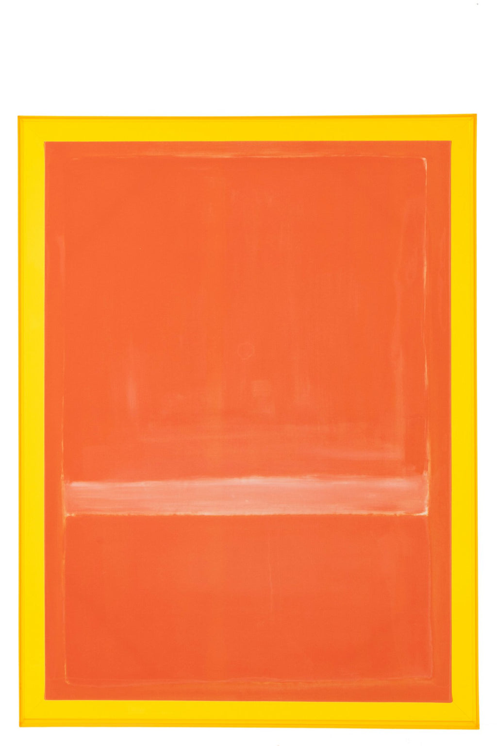 J-Line wanddecoratie Modern - canvas - fluo oranje
