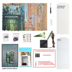Tonecheer, DIY Book Nook, Haven Zero Bookend, TQ132, 26,3x19x10cm