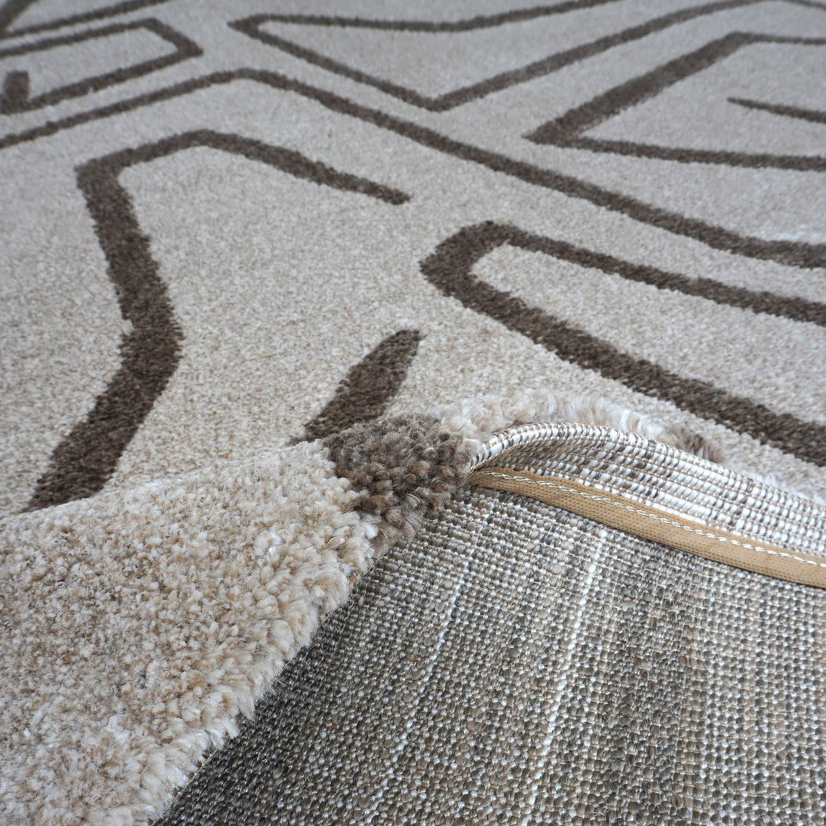 Vloerkleed Labyrint Beige - 200 x 280 cm