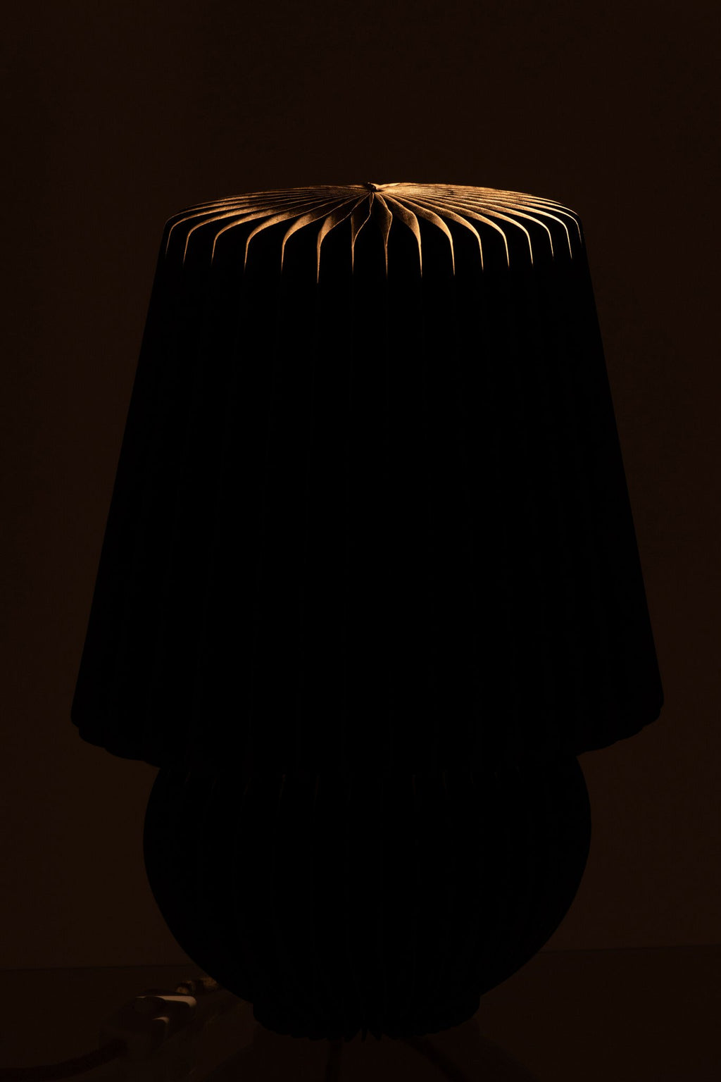 J-Line windlicht Cindy Craquelé - glas - zilver - M
