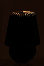 J-Line windlicht Cindy Craquelé - glas - zilver - M