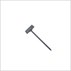 Prijspen - zwart -20 cm - 25 stuks