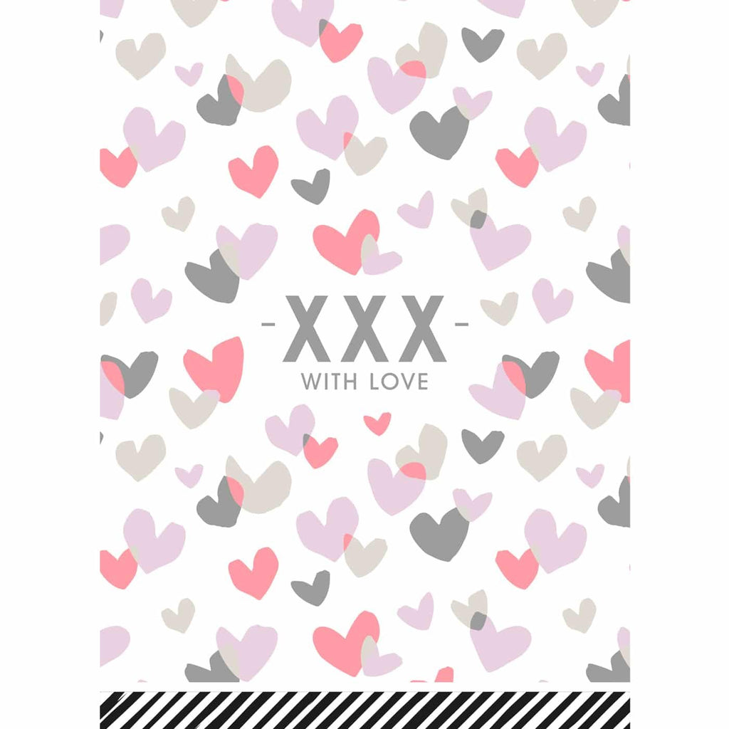 XXX Hearts wenskaarten - 10 stuks