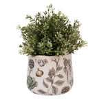 Bloempot Ø 14x12 cm Beige Keramiek Groenten
