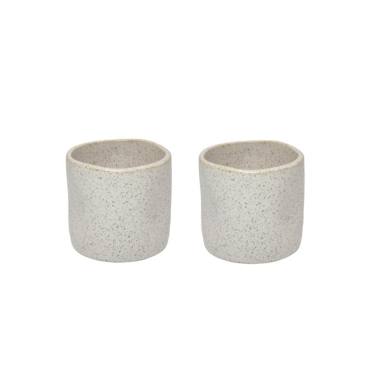 Leeff Mugs Melle sand, set of 2 - Warme knuffel