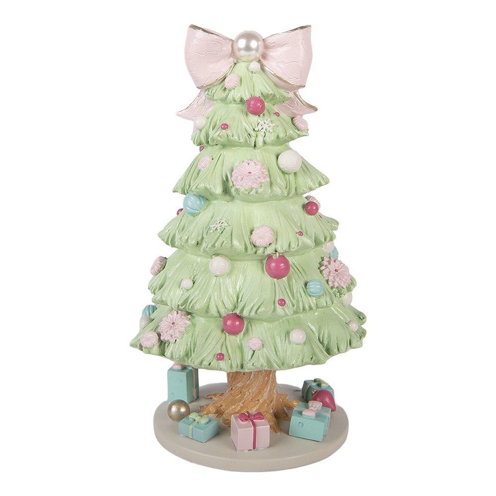 Muziekdoos Kerstboom Ø 13x23 cm Groen Kunststof