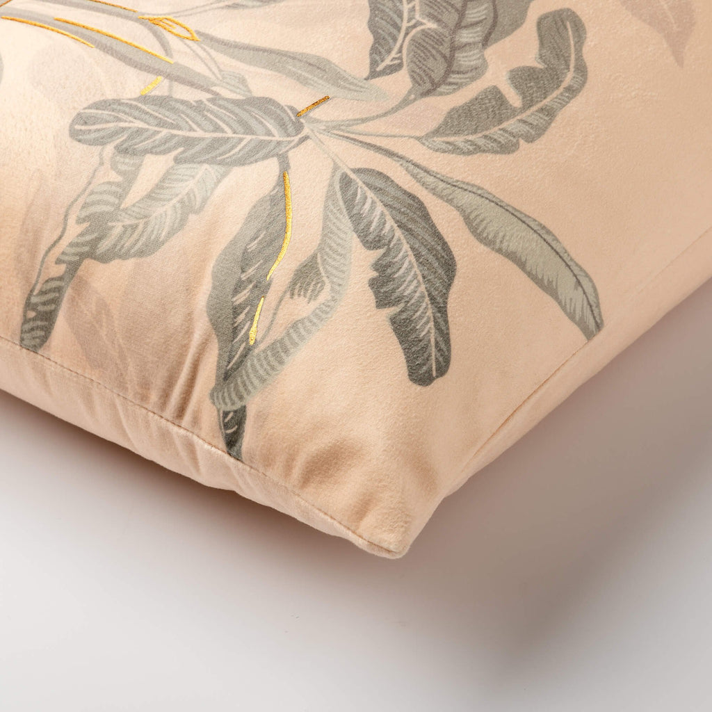Nederlands decor Aaron - Cushion 30x50 cm - Moss Gray - Pink