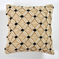 Handgebreide decoratieve kussenhoezen van macramé – met verborgen ritssluiting – 16x16 inch