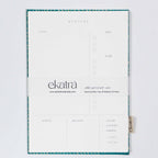 Notitieboekje van gerecycled papier, dagelijkse planner - 60 vellen
