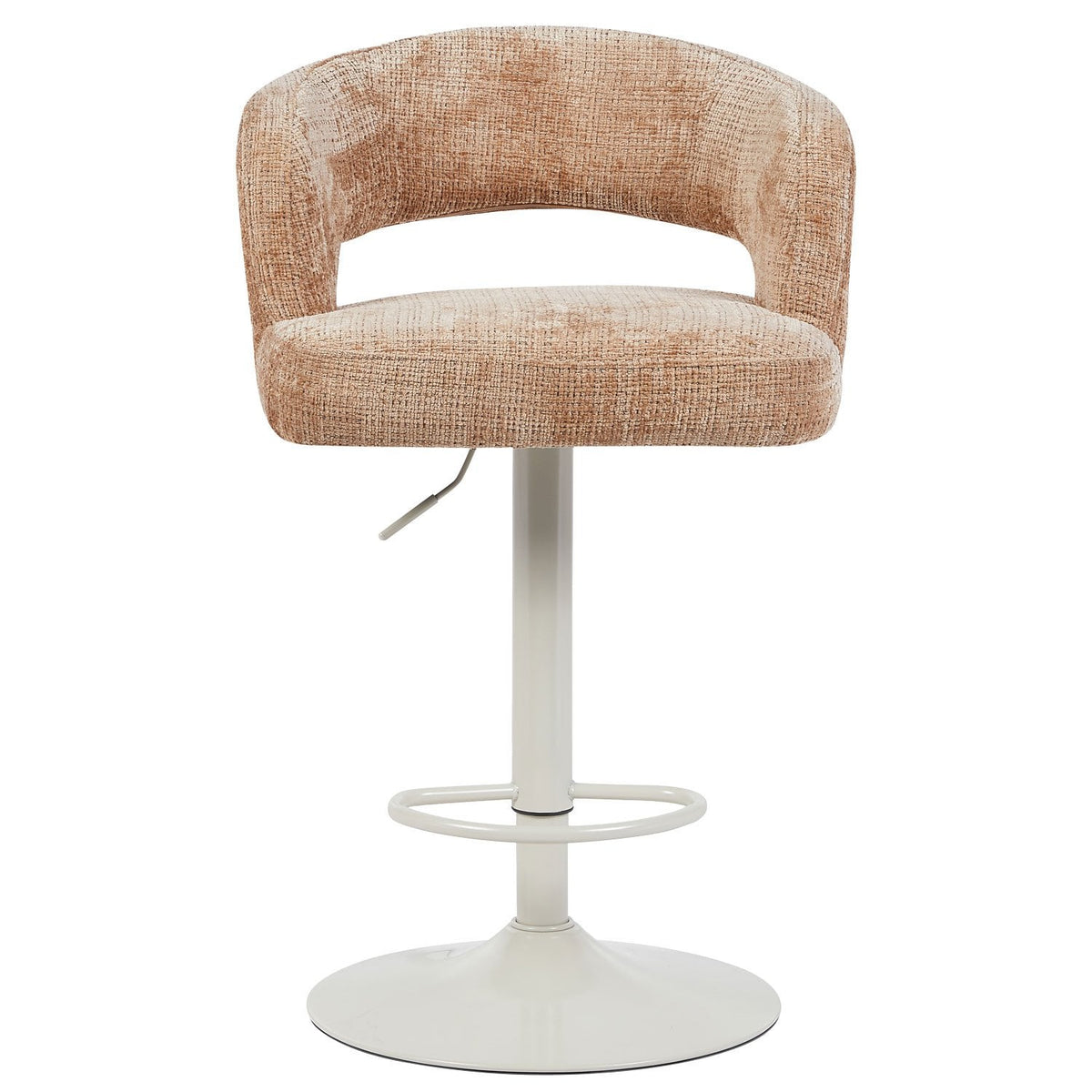 Barkruk Vince Brown - Beige onderstel