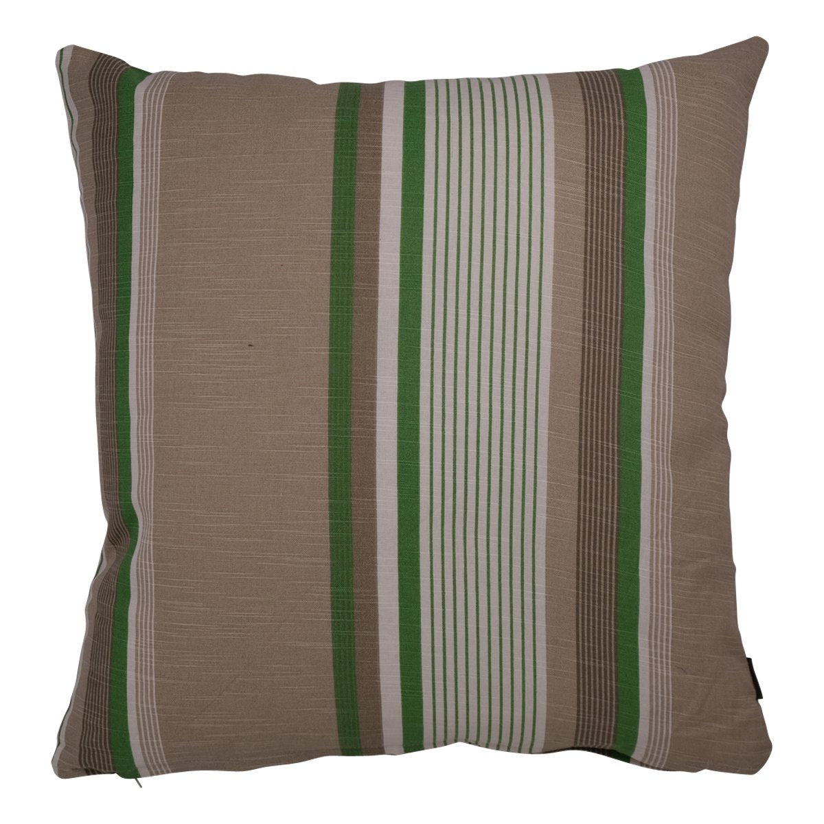Kussen Groene streep 50x50 groen