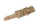 Bouwpakket DIY eD Puzzel Vliegdekschip van hout