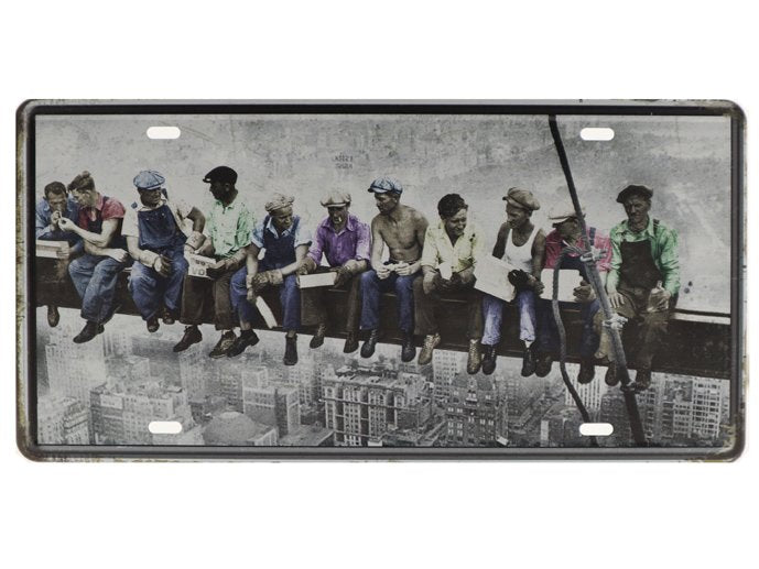 New York Retro Wandbord 15x30
