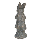 Beeld Konijn 11 cm Bruin Kunststof