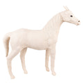 Beeld Paard 46 cm Beige Papier