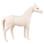 Beeld Paard 46 cm Beige Papier