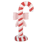 Kerstdecoratie Beeld Zuurstok 11x6x20 cm Rood Kunststof